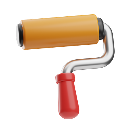 Paint Roller  3D Icon