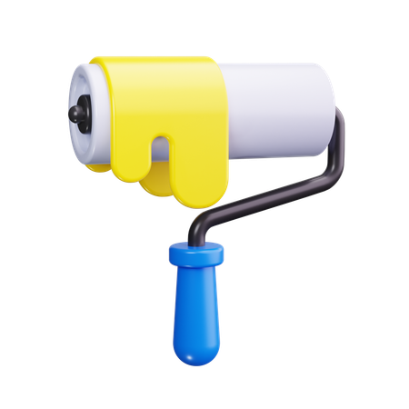 Paint Roller  3D Icon