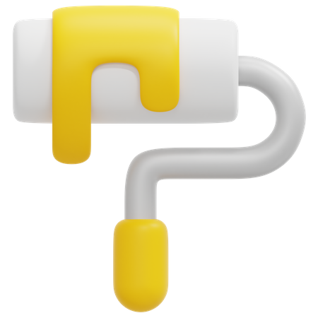 Paint Roller  3D Icon