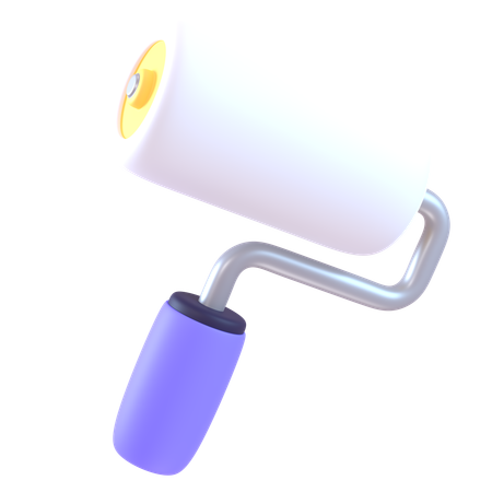 Paint Roller  3D Icon