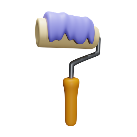 Paint Roller  3D Icon