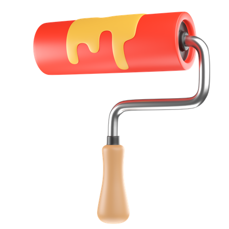 Paint Roller  3D Icon