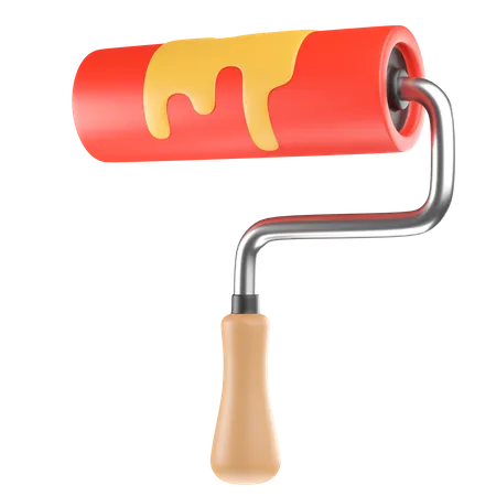 Paint Roller  3D Icon