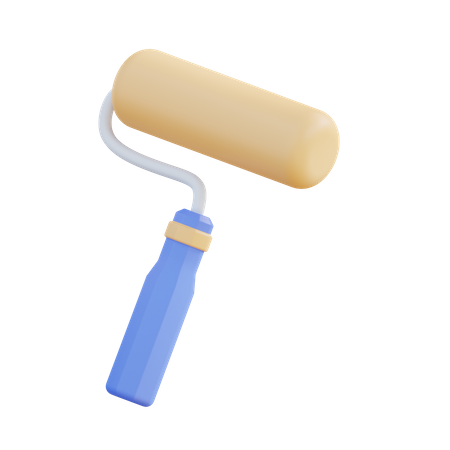 Paint Roller  3D Icon