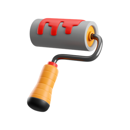 Paint Roller  3D Icon