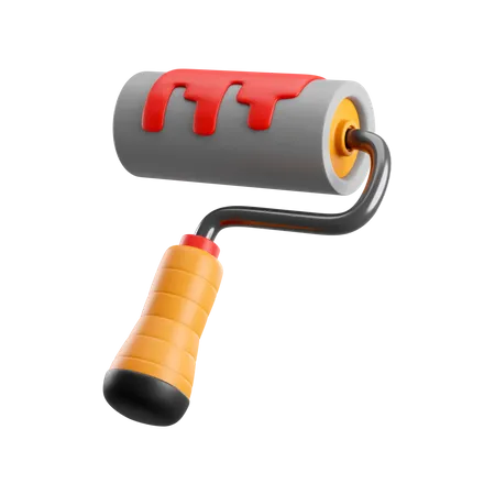 Paint Roller  3D Icon