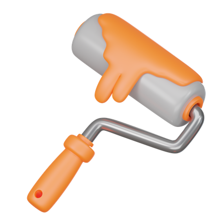 Paint Roller  3D Icon