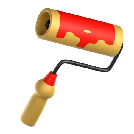 Paint Roller  3D Icon