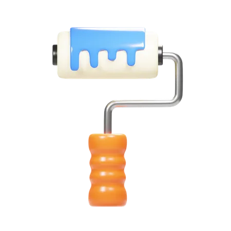 Paint Roller  3D Icon