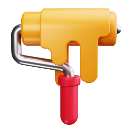 Paint Roller  3D Icon