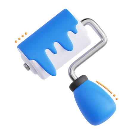 Paint Roller  3D Icon