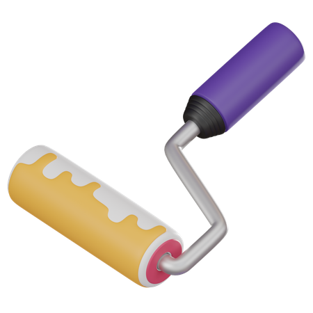 Paint Roller  3D Icon