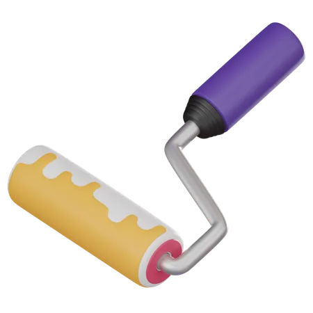 Paint Roller  3D Icon