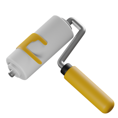 Paint Roller  3D Icon