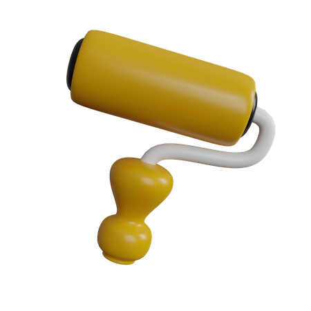 Paint Roller  3D Icon