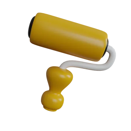 Paint Roller  3D Icon