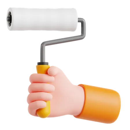 Paint Roller  3D Icon