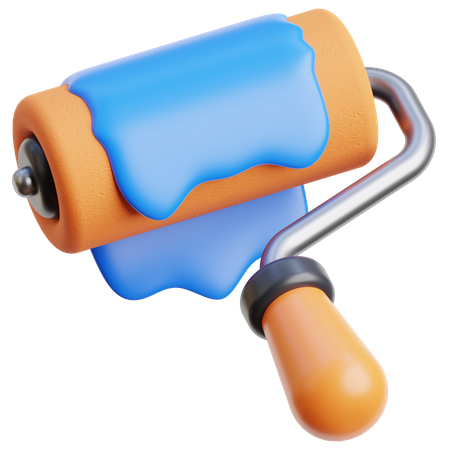 Paint Roller  3D Icon