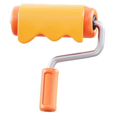 Paint Roller  3D Icon