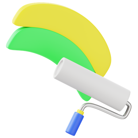 Paint Roller  3D Icon