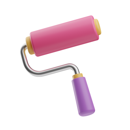 Paint Roller  3D Icon