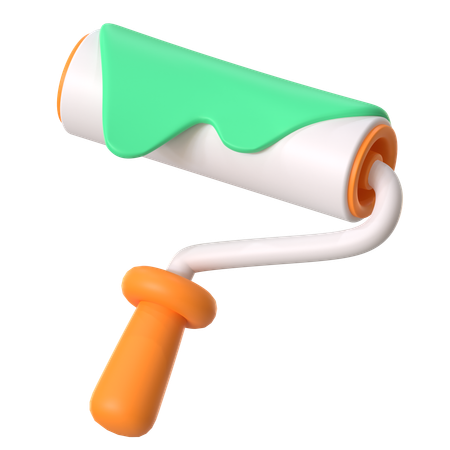 Paint Roller  3D Icon