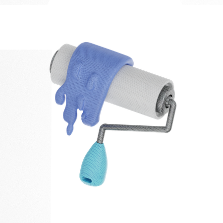 Paint Roller  3D Icon