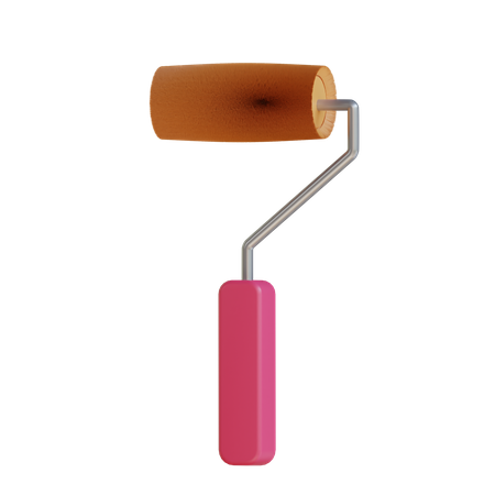 Paint Roller  3D Icon