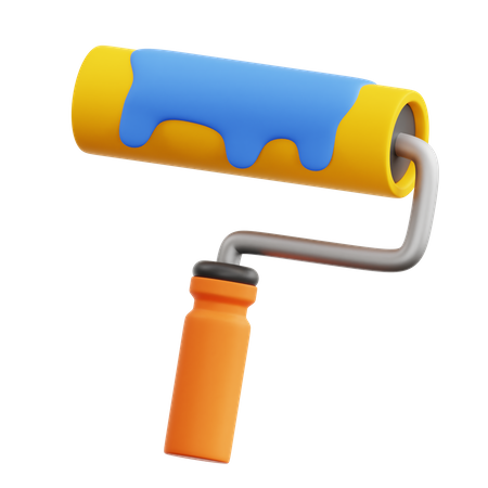 Paint Roller  3D Icon