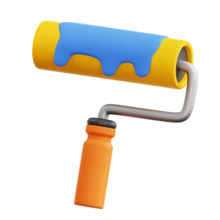 Paint Roller  3D Icon