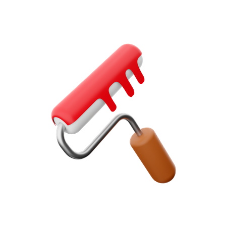 Paint Roller  3D Icon