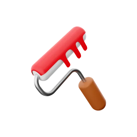 Paint Roller  3D Icon