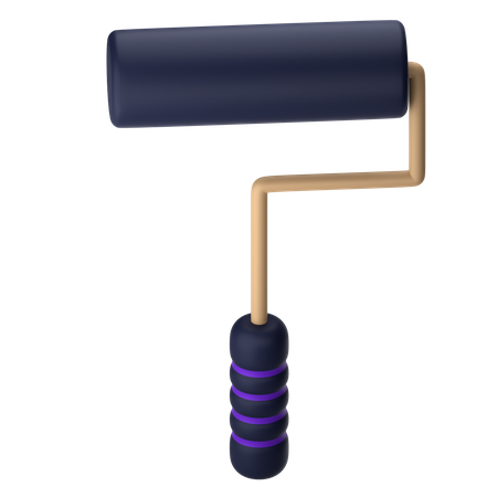 Paint Roller  3D Icon