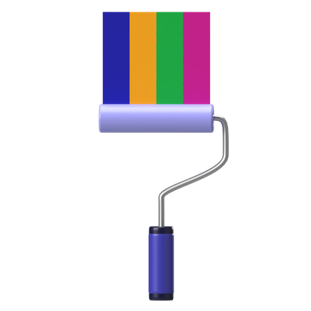 Paint Roller  3D Icon