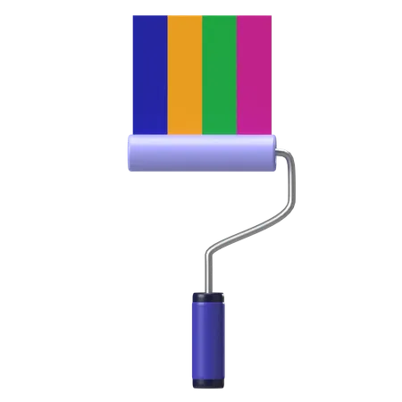 Paint Roller  3D Icon