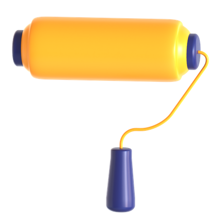 Paint Roller  3D Icon