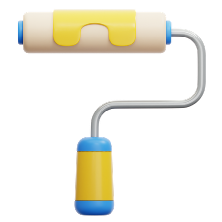 Paint Roller  3D Icon
