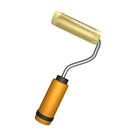 Paint Roller  3D Icon