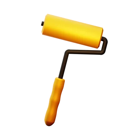 Paint Roller  3D Icon