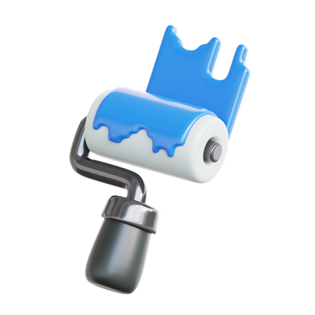 Paint Roller  3D Icon