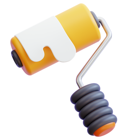Paint Roller  3D Icon