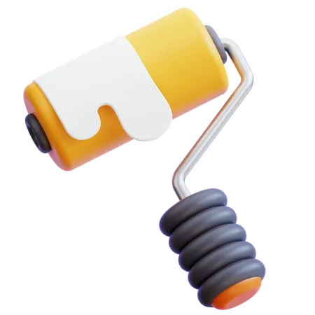 Paint Roller  3D Icon