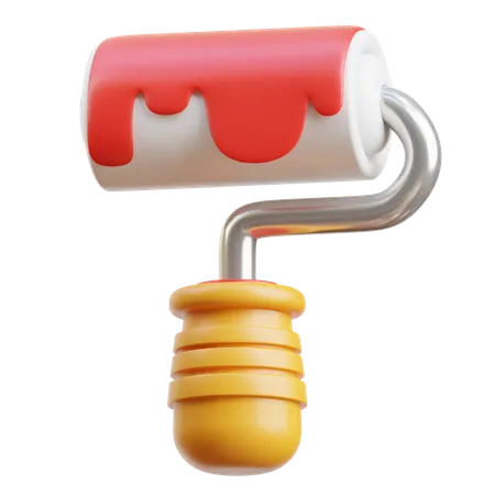 Paint Roller  3D Icon