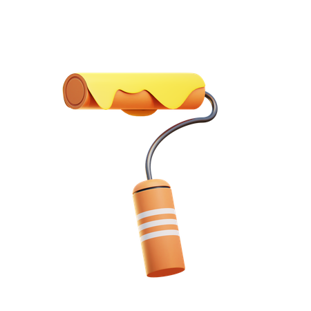 Paint Roller  3D Icon