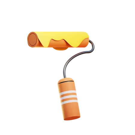 Paint Roller  3D Icon