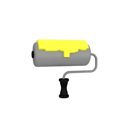 Paint Roller  3D Icon