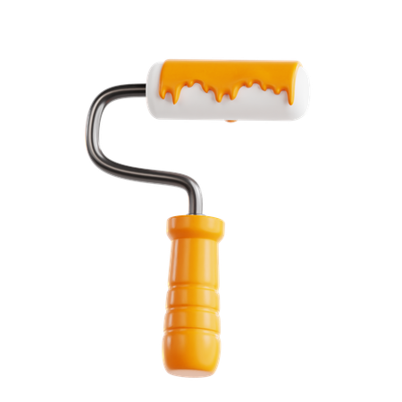 Paint Roller  3D Icon