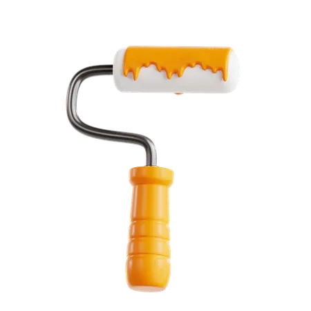 Paint Roller  3D Icon