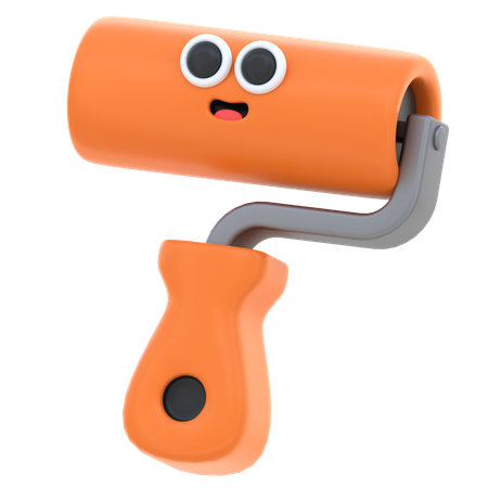 Paint Roller  3D Icon