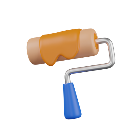 Paint roller  3D Icon